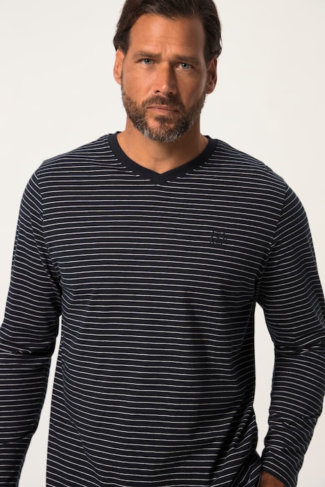 Schlafanzug, Homewear, Langarmshirt, lange Hose