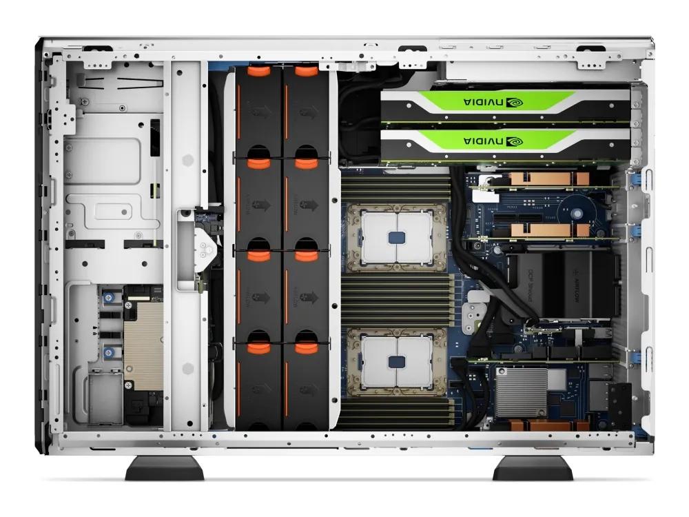 Dell PowerEdge T550 - Server - tower 2-vejs - 1 x Xeon Silver 4309Y / op til 3.6 GHz - RAM 16 GB - SAS - hot-swap 3.5