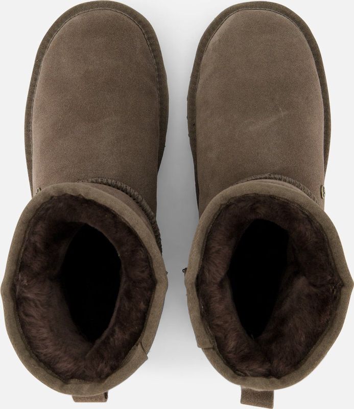 Warmbat - Wallyby - Gevoerde Laarzen - Bruin - Suede