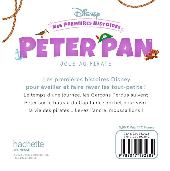 Disney Baby -Mes Premières Histoires - Peter Pan joue au Pirate   de               Hachette Jeunesse Disney