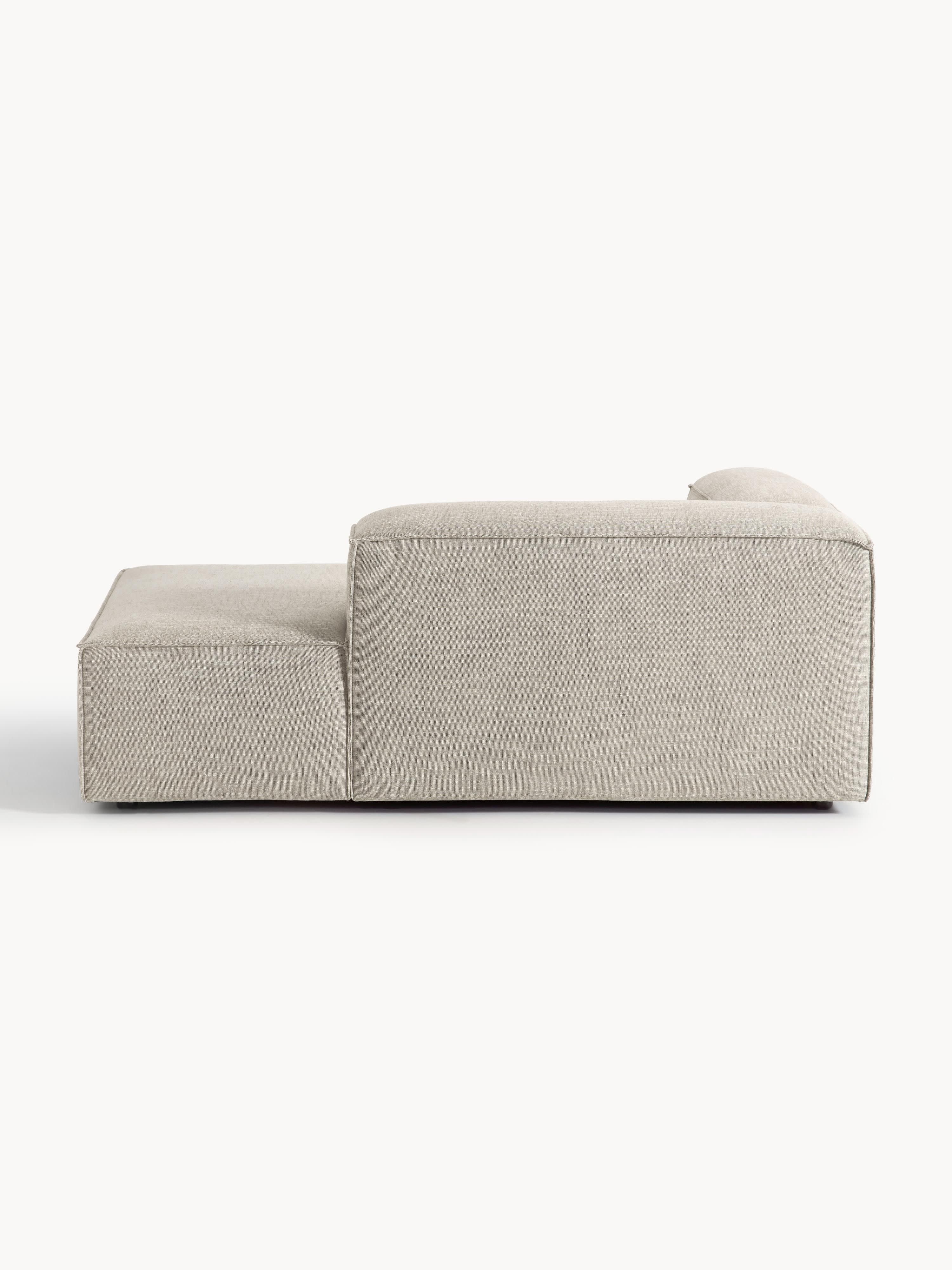Chaise longue hoekmodule Lennon van linnenmix