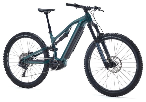 VTT Électrique Tout-Suspendu Rockrider E-Feel 900S Shimano Cues Di2 11V 630Wh 29'' Vert 2024