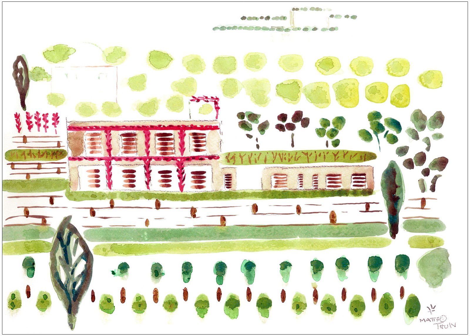 Villa Capri by Matteo Thun - Limited Edition. Edition of: 100. Signed.