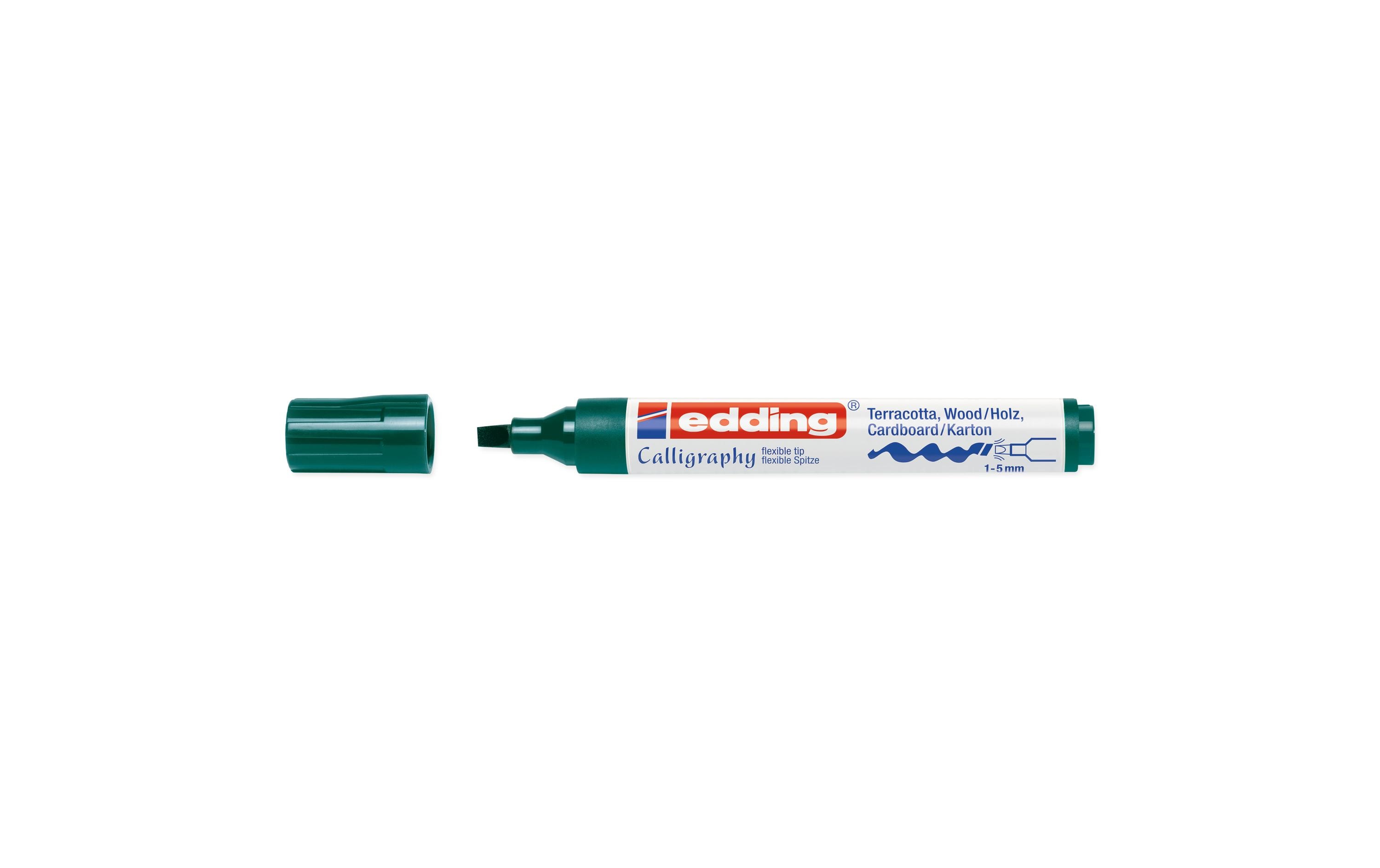 Kalligraphiemarker 1455 GrünMarker mit Kalligrafiespitze