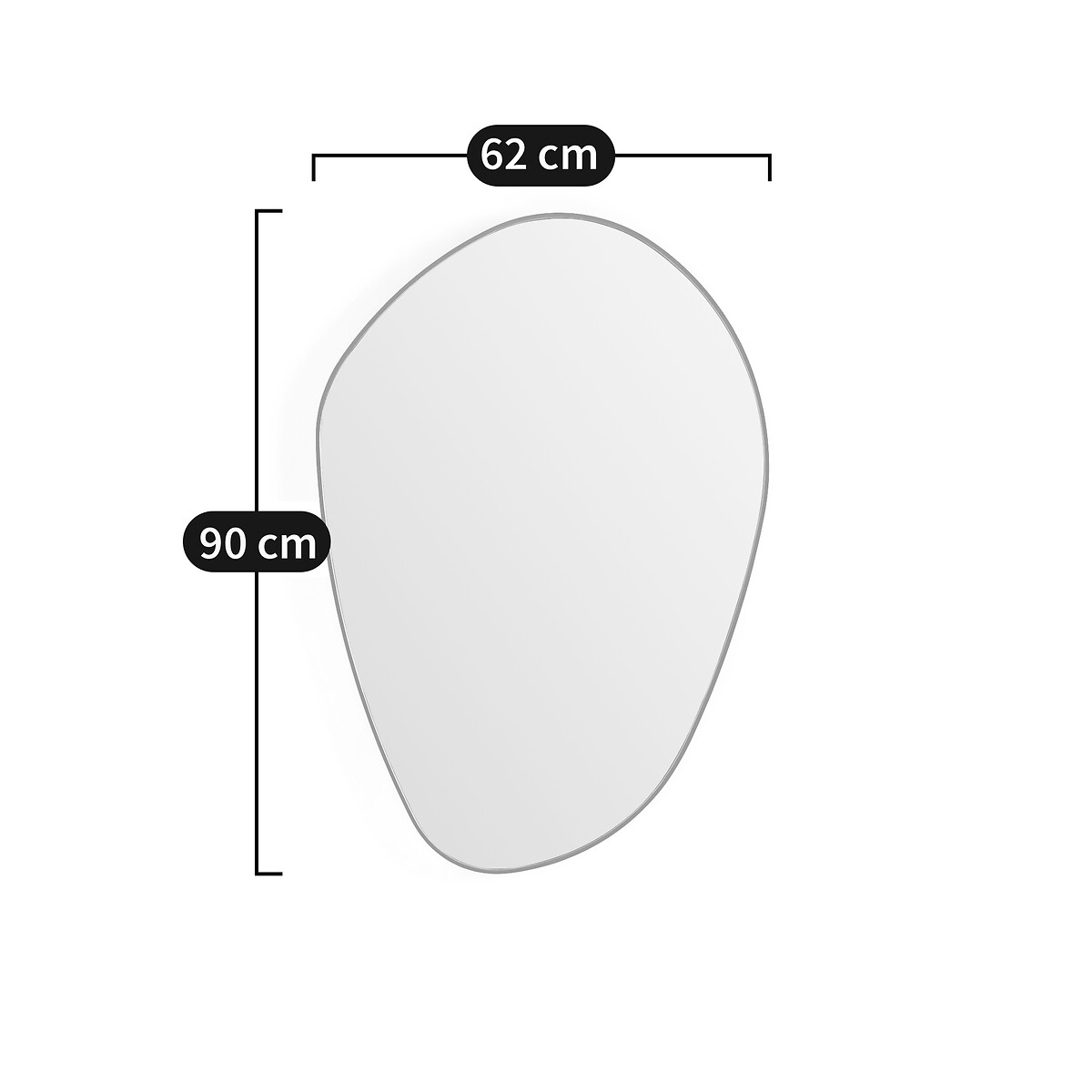 AM.PM<br>Espelho acetinado H90 cm, Lido