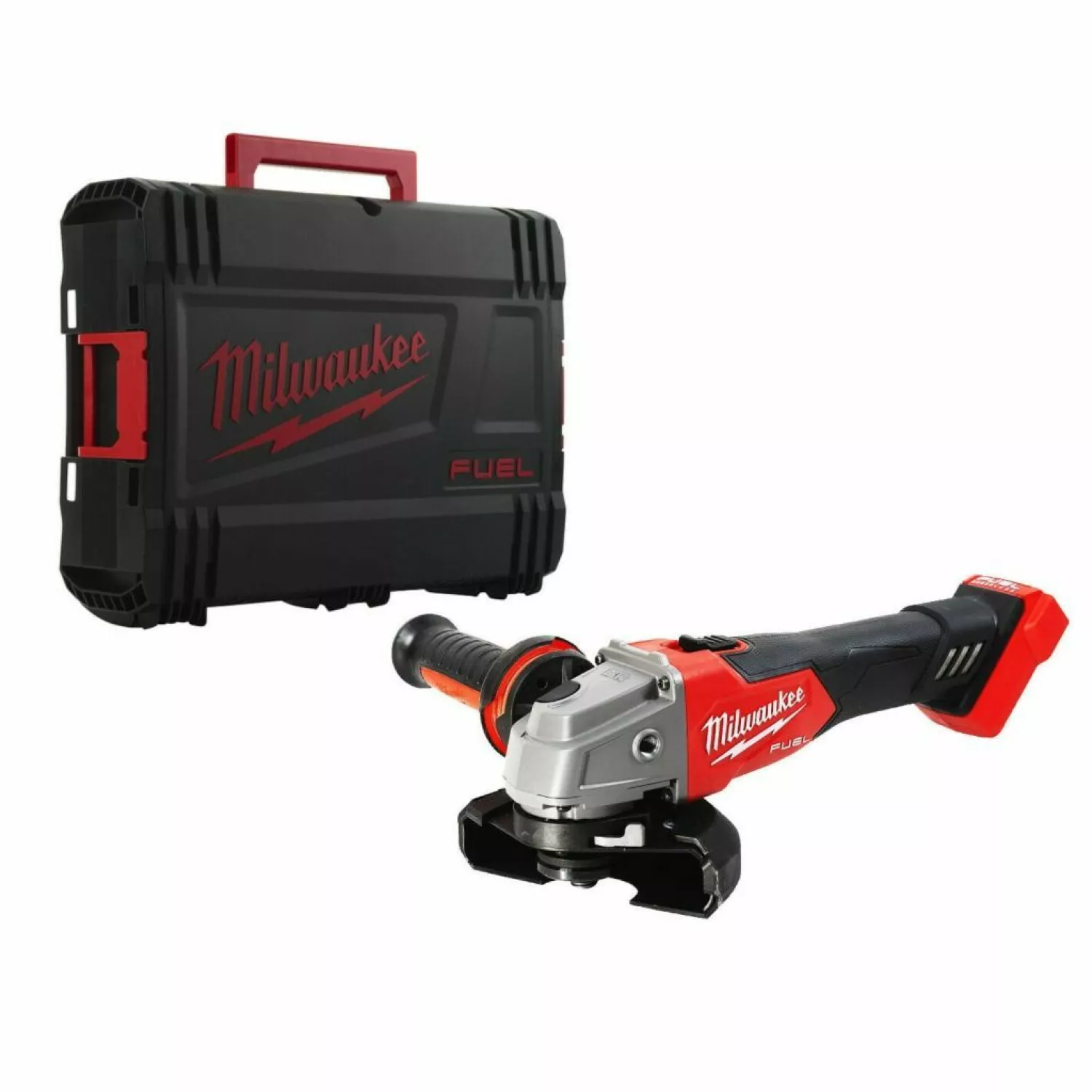 Milwaukee M18 FSAG125X-0X 18V Li-Ion Accu haakse slijper body in HD Box - 125mm - koolborstelloos - schuifschakelaar