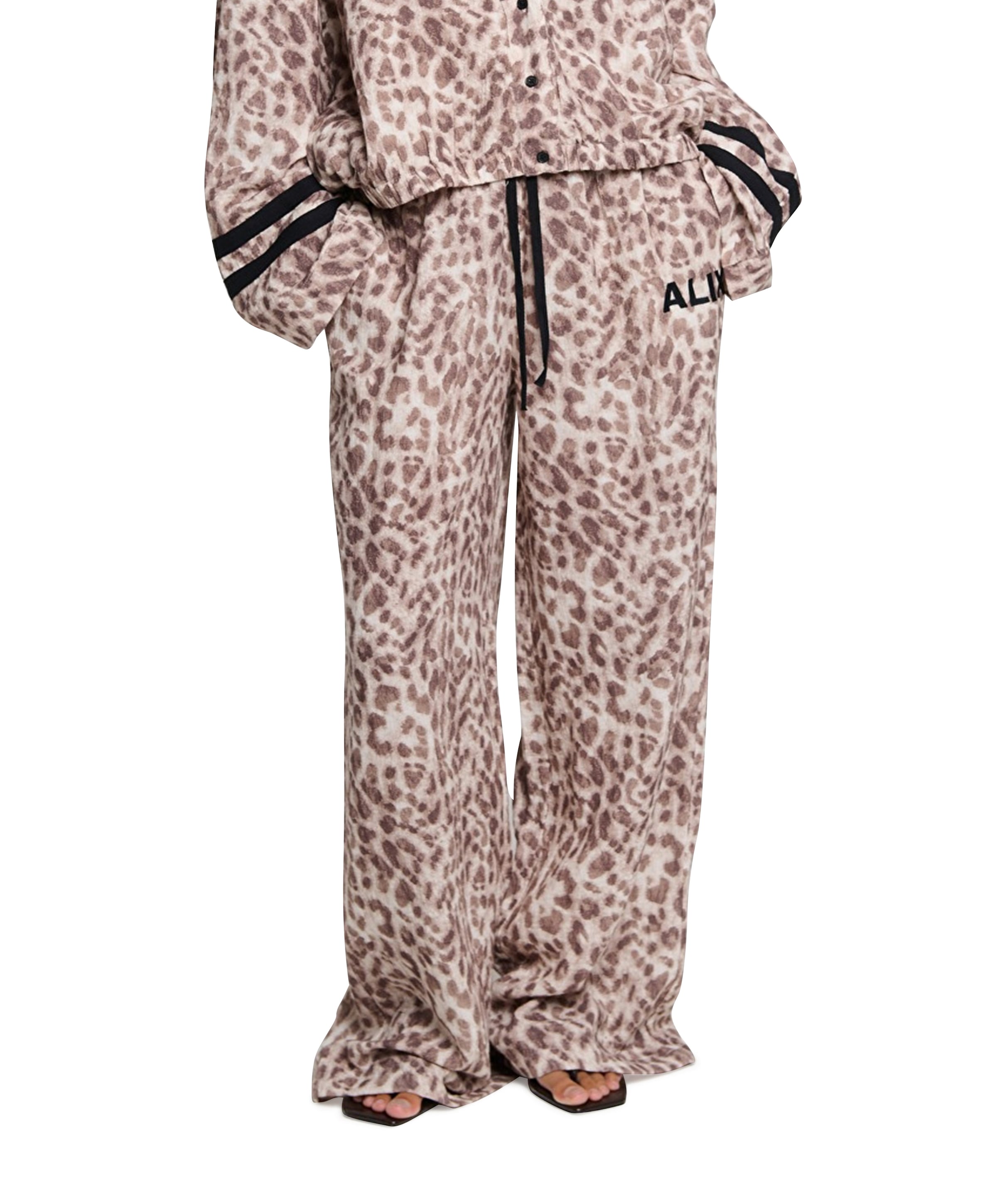 Alix The Label SPORTY ANIMAL dames broek beige
