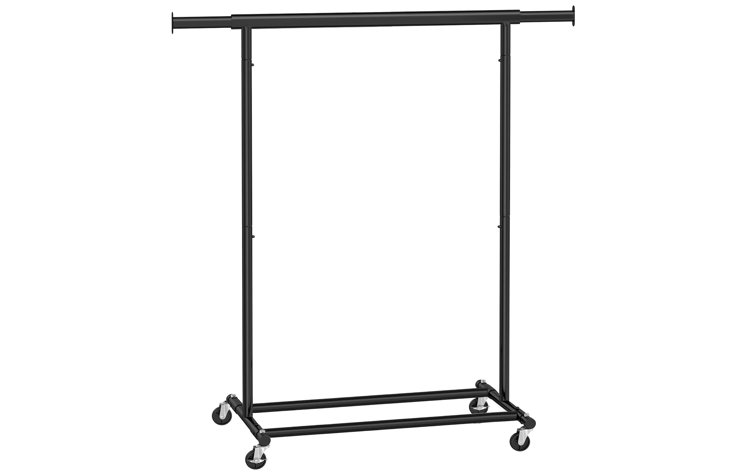 SONGMICS Garderobenständer »92 - 132cm, Schwarz«