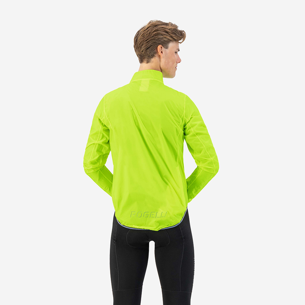 Rogelli Essential Regnjakke Gul