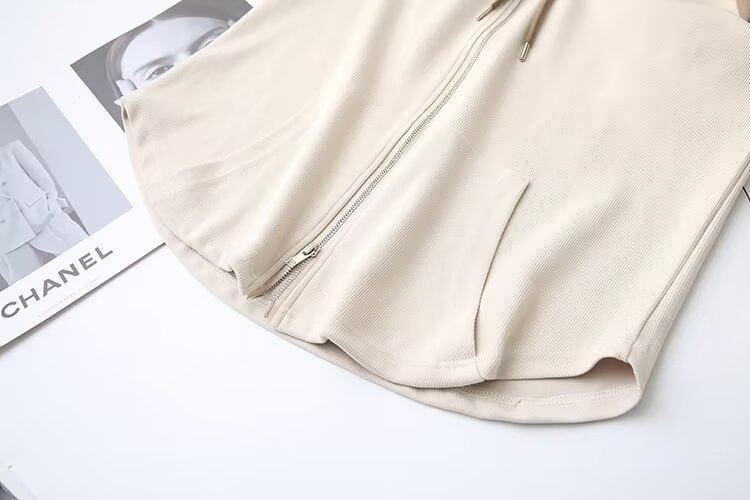Krezol - Plus Size Raglan Hoodie met Rits