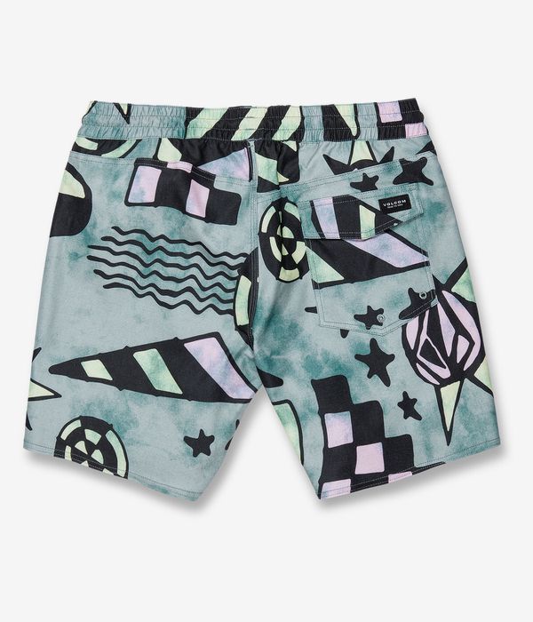 Volcom Chlorine Killer Stoney 17 Boardshorts (temple teal)
