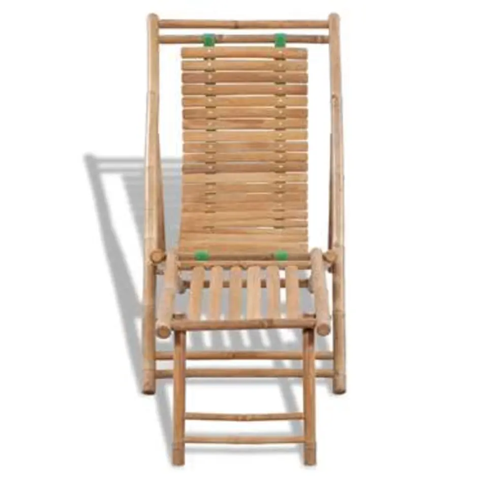 vidaXL - Ligstoel - Bruin - Hout
