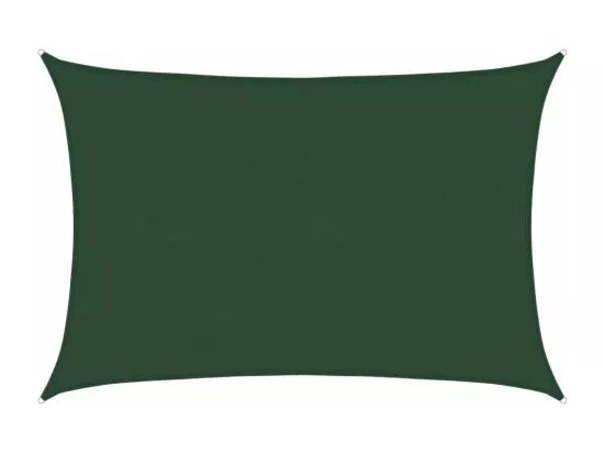 Voile d'ombrage 160 g/m² Vert foncé 5x7 m PEHD