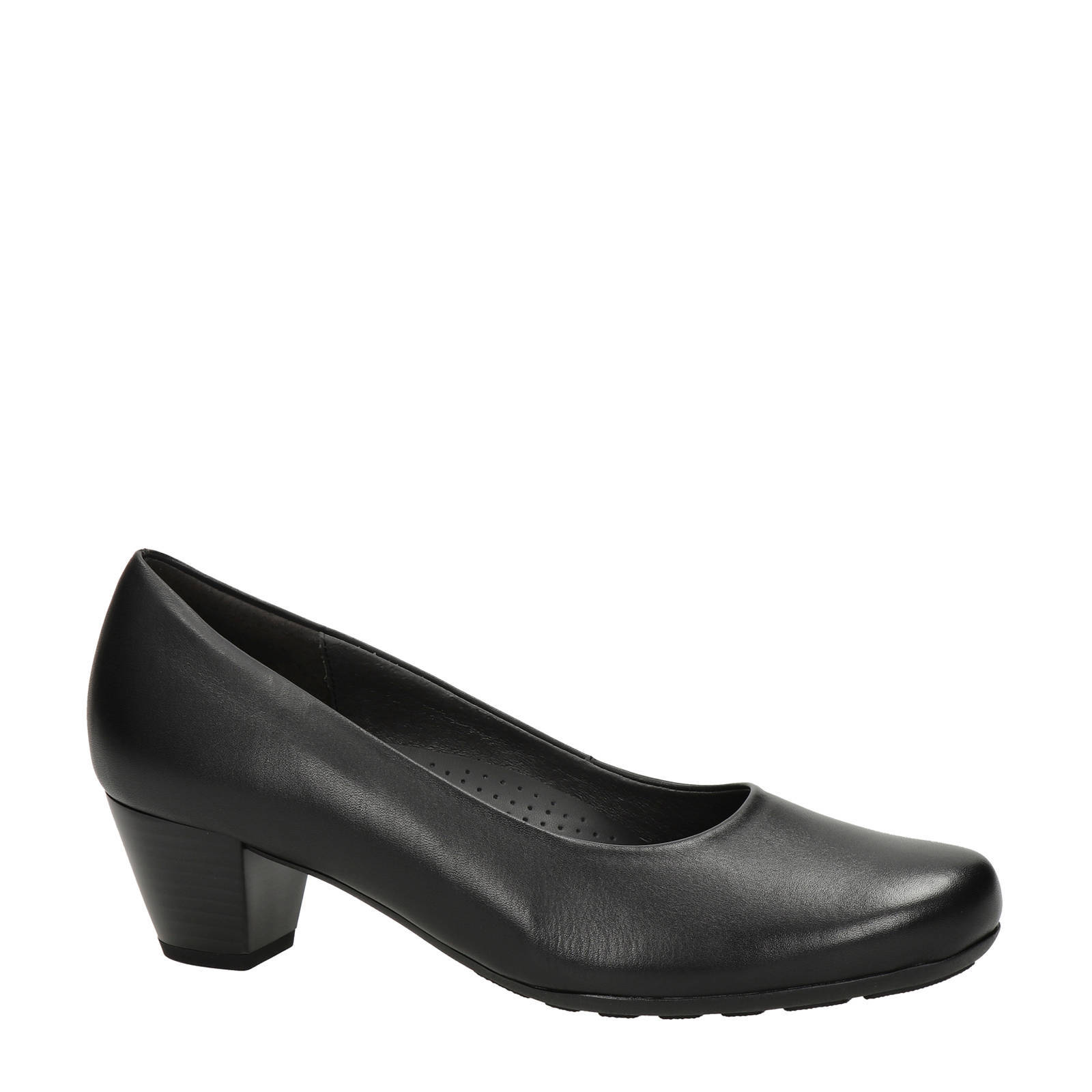 Gabor leren pumps zwart
