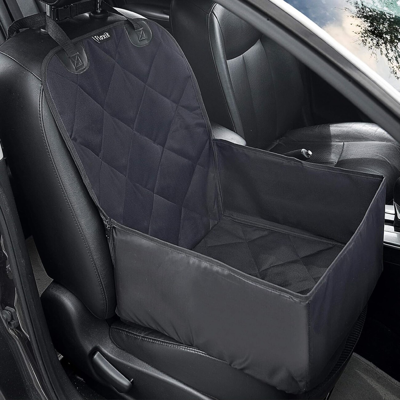 Floxik Hunde Autositz - Premium Hunde Autositzbezug für jedes Auto