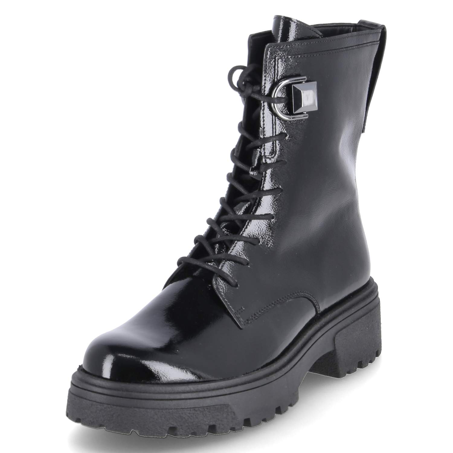 Gabor Combat Boots - schwarz(altsilber)
