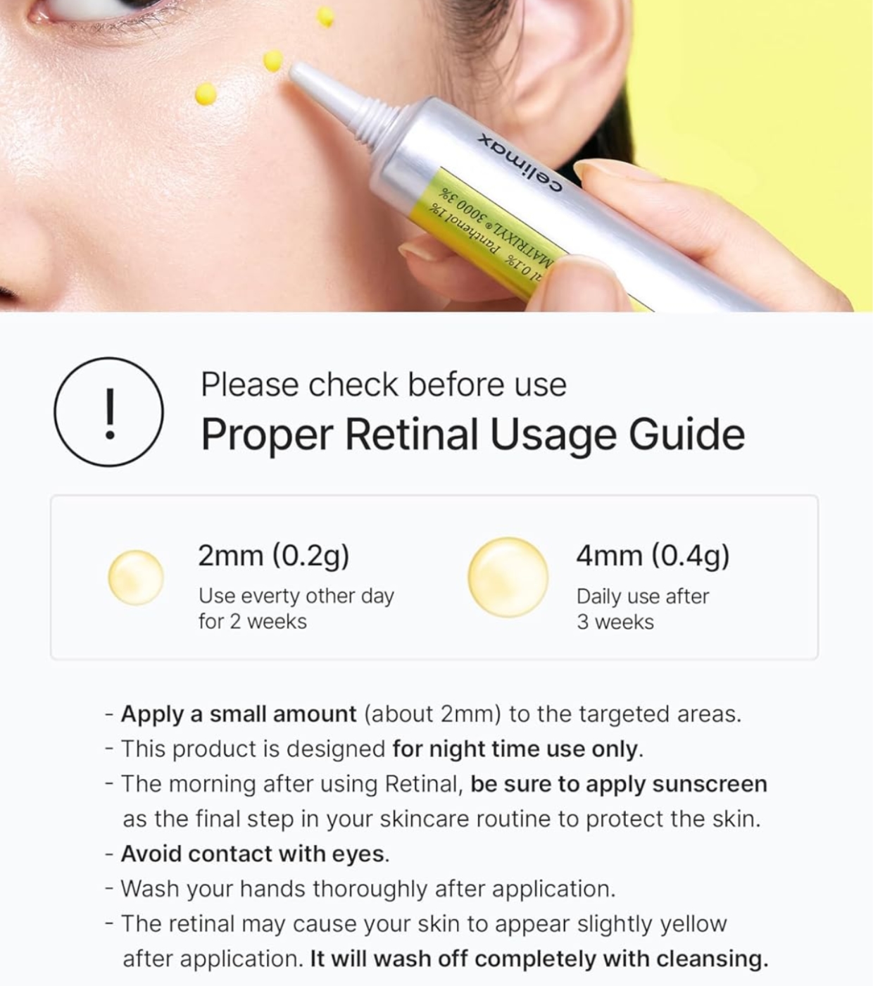 Celimax - Creme Intensivo Retinal Shot Tightening Booster