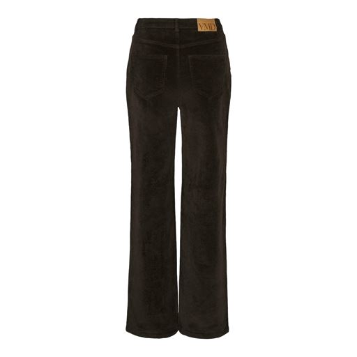 Vero Moda Tessa Højtaljede Corduroy Bukser, Chocolate Torte, W30/L32