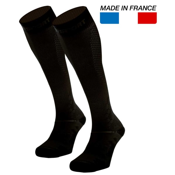 Chaussette compression BV SPORT RECOVERY EVO NOIR