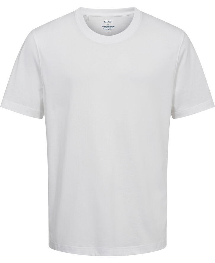 ETON Cotton Single Jersey T-shirt / A cl White