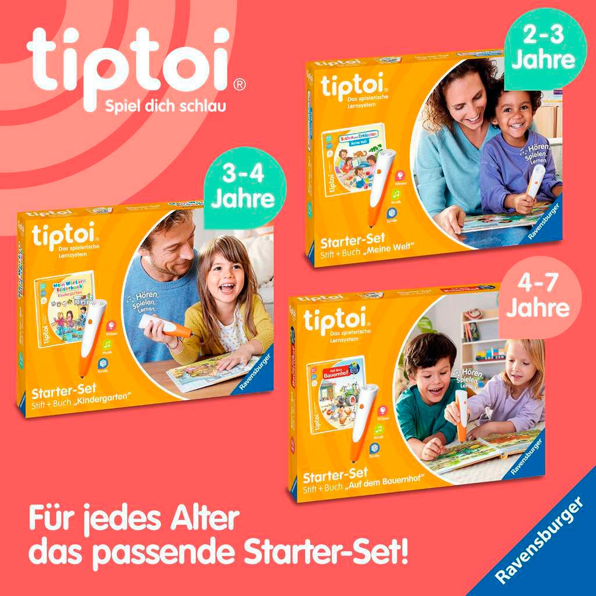 Ravensburger - TIPTOI Die flinken Sprach-Hörnchen