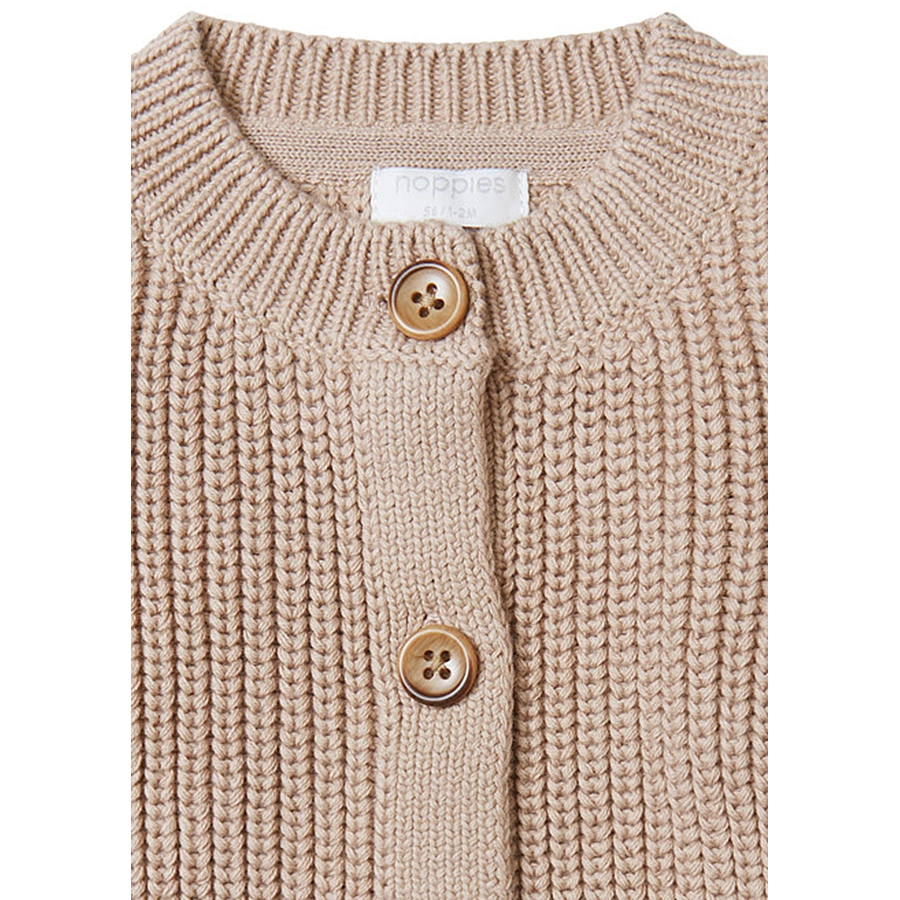 Noppies Strickjacke Blaine Warm Taupe