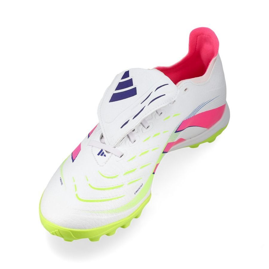 adidas Predator League Fold-over Tongue TF Celestial Victory - Blanc/Lucid Pink/Lucid Lemon