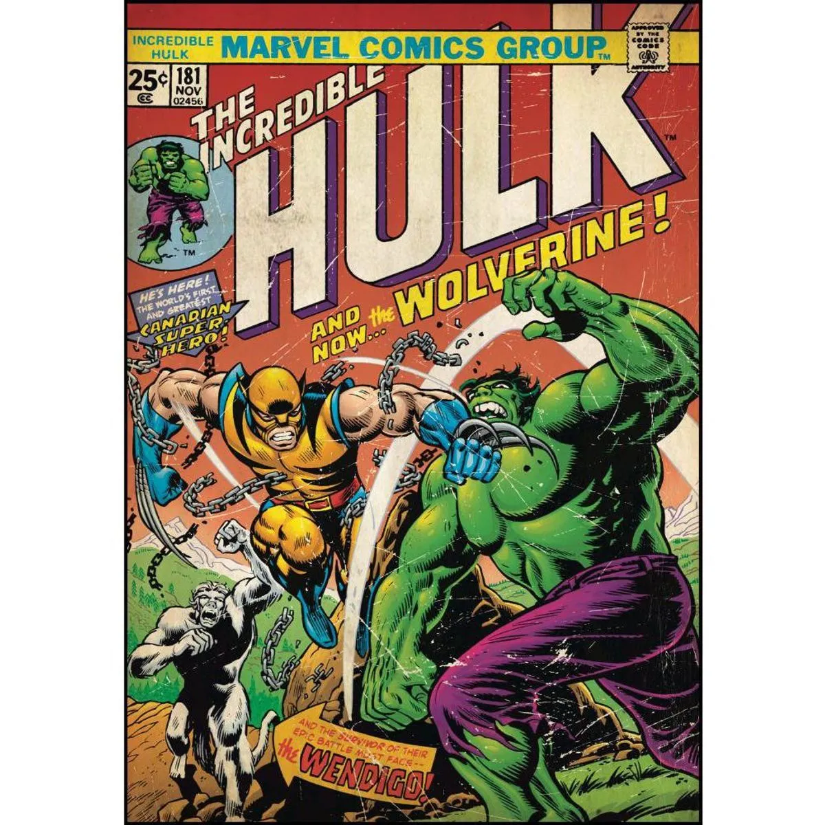 TheDecoFactory Marvel Hulk Wolverine - Stickers géants