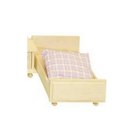 Rülke Puppenhaus Einzelmöbel Bett Rustikal