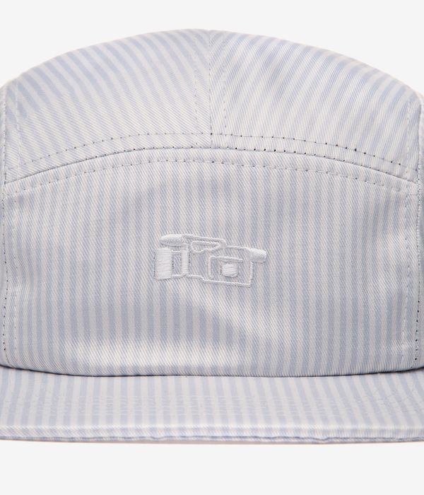 Antix Vaux 5 Panel Cap (white grey striped)