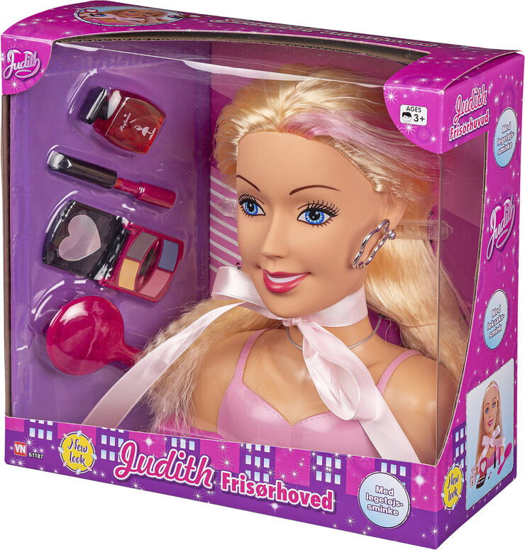 JUDITH JUDITH LEGEMAKE-UP HOVED Lyserød & multi