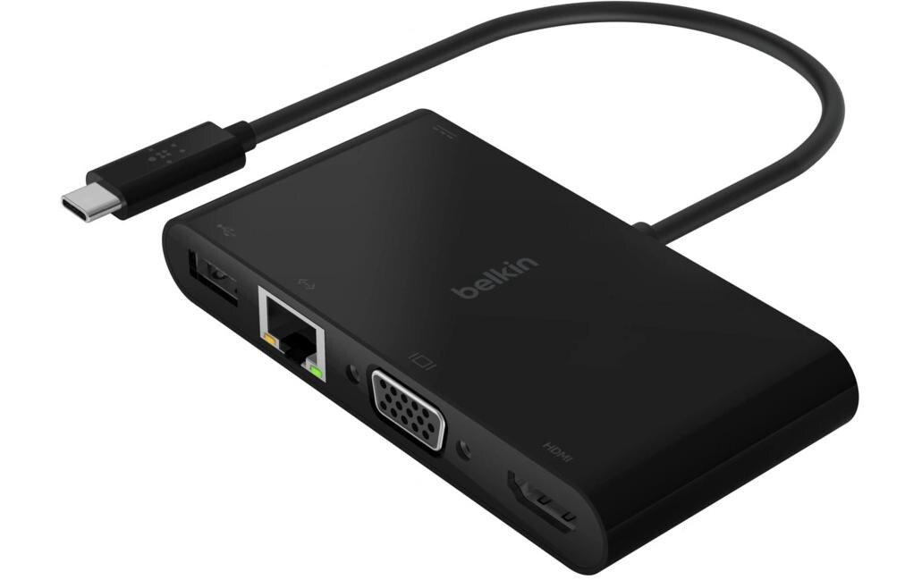 Adapter USB-C USB Type-C - HDMI/VGAUSB-C Multimedia- und Ladeadapter