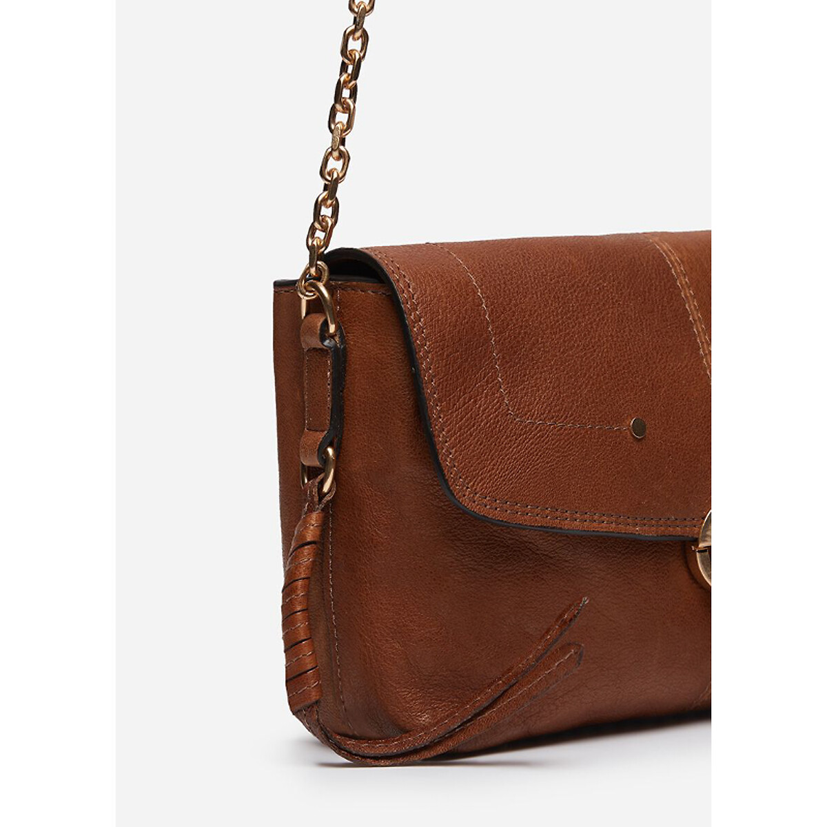 VANESSA BRUNO<br>Bolsa de ombro de couro, Othilia
