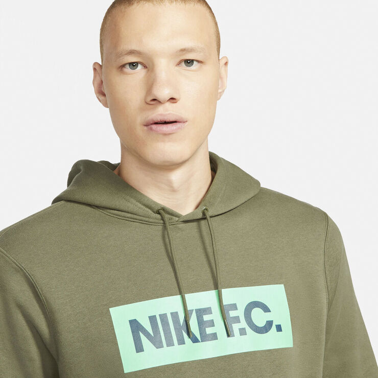 Nike F.c. Fleece Haettetroje Grøn