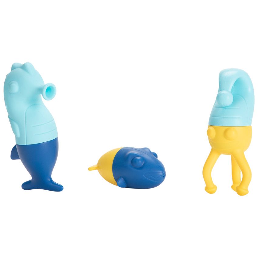 Lot de 3 aspergeurs interchangeables en silicone - Aloha 2.0 - Ecru