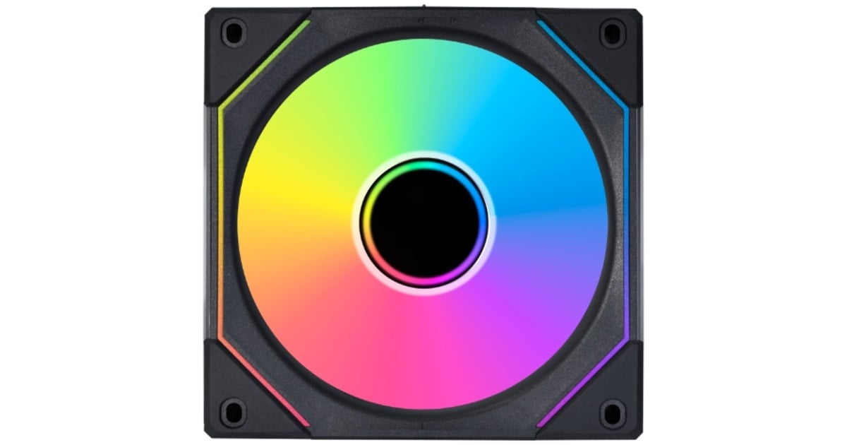 Lian LiUni fan SL-Infinity 140 RGB case fan  (Zwart, 140 x 140 x 25 mm, PWM)