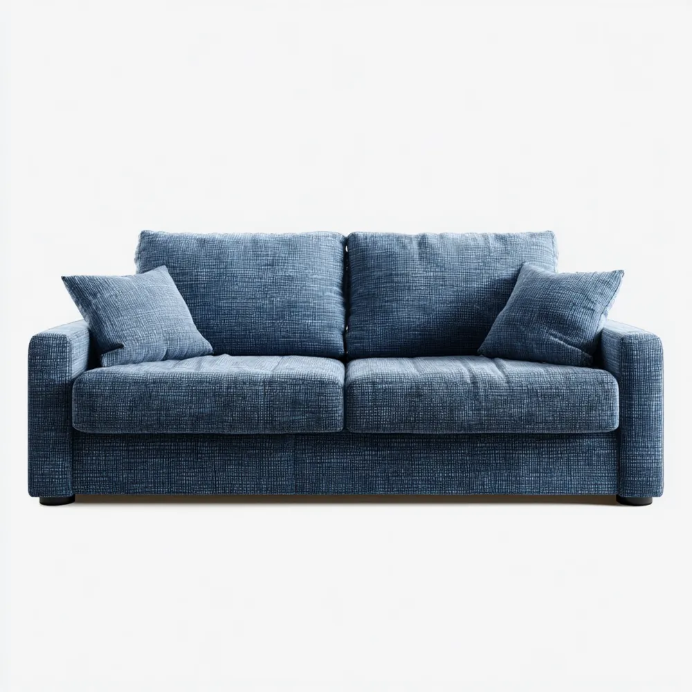 2-Sitzer-Sofa Stoffpolsterung 180x90x85 cm - Blau - Modernes Design