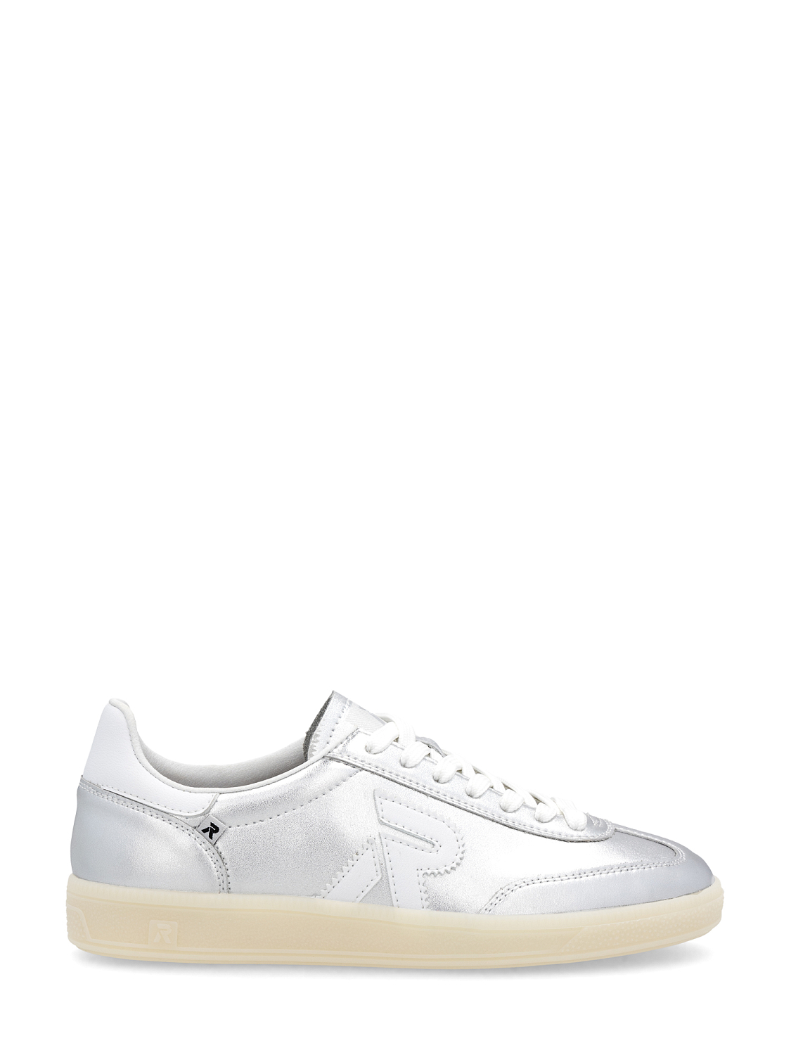 Rieker San Diego Leather Sneaker Silver