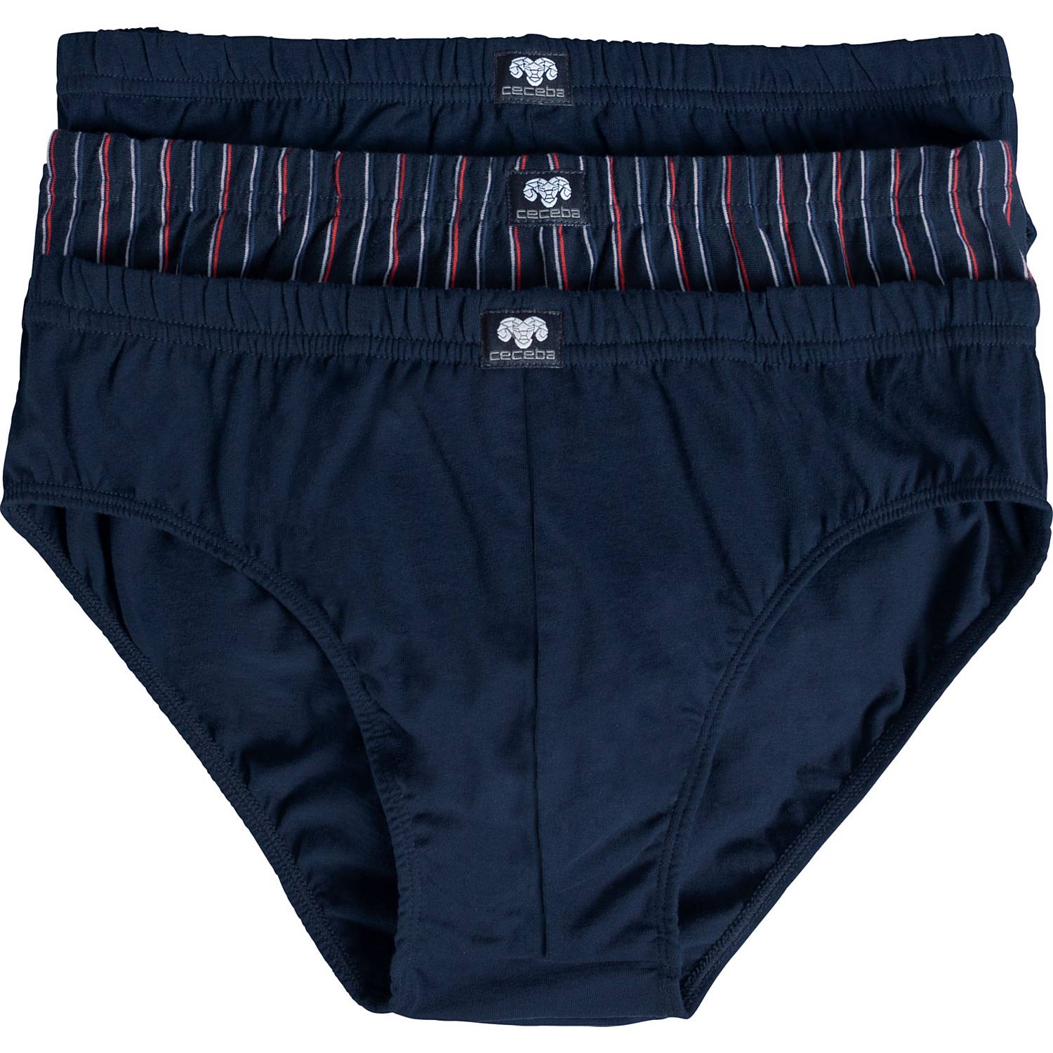 Ceceba Bio Single-Jersey Herren-Slip im 3er-Pack