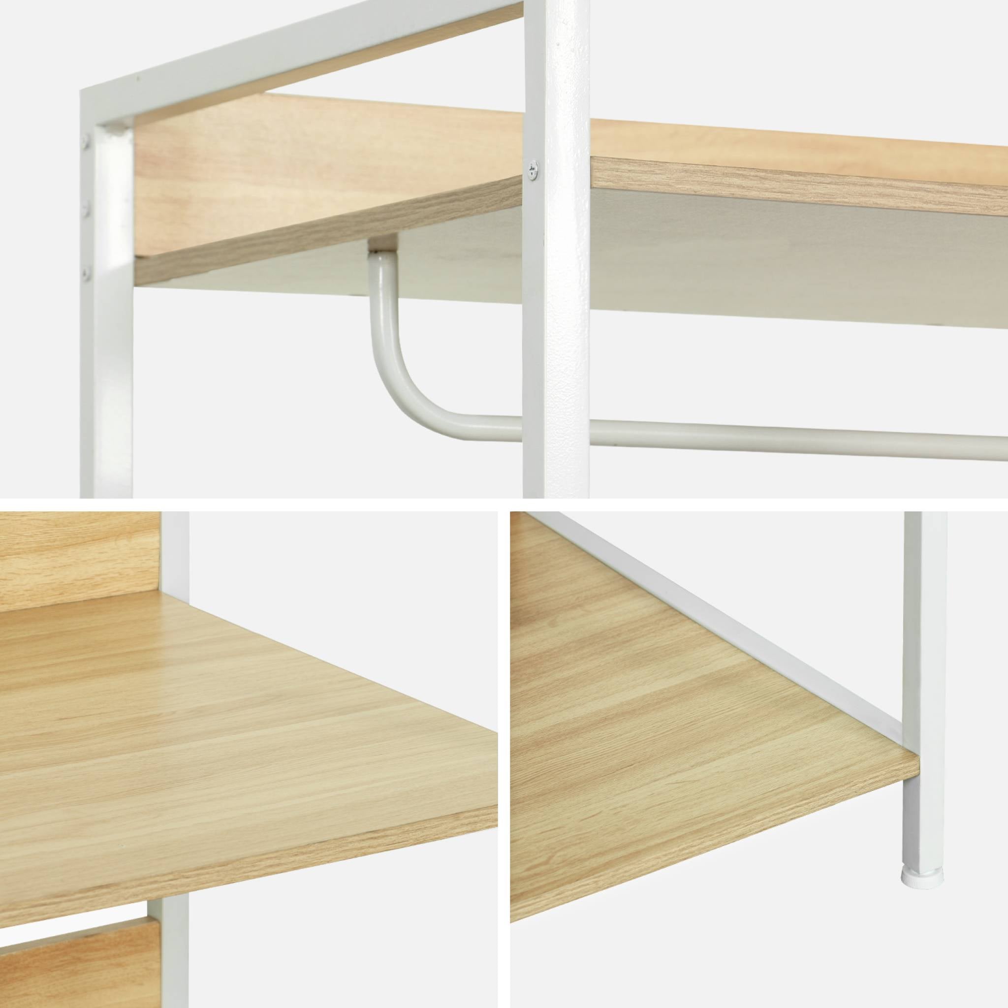 sweeek - Kledingkast met 1 hangdeel en 3 legplanken