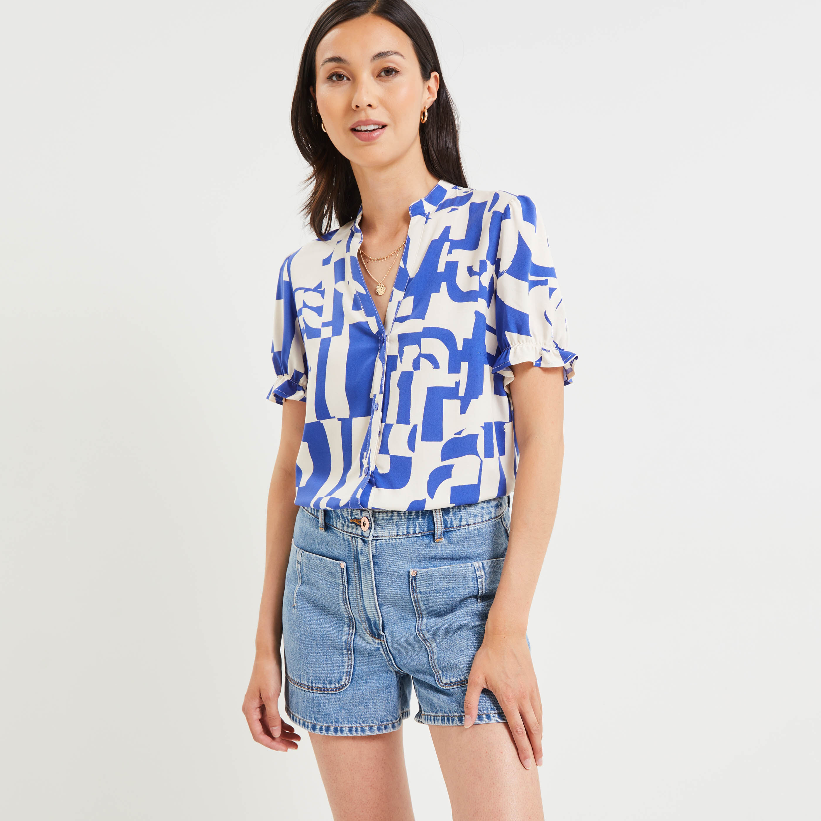 Chemise femme - BLEU