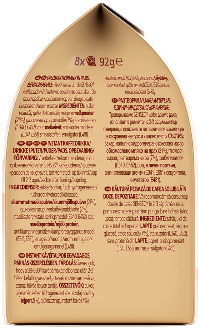 Senseo Café Latte medium kop kaffepuder 4051016