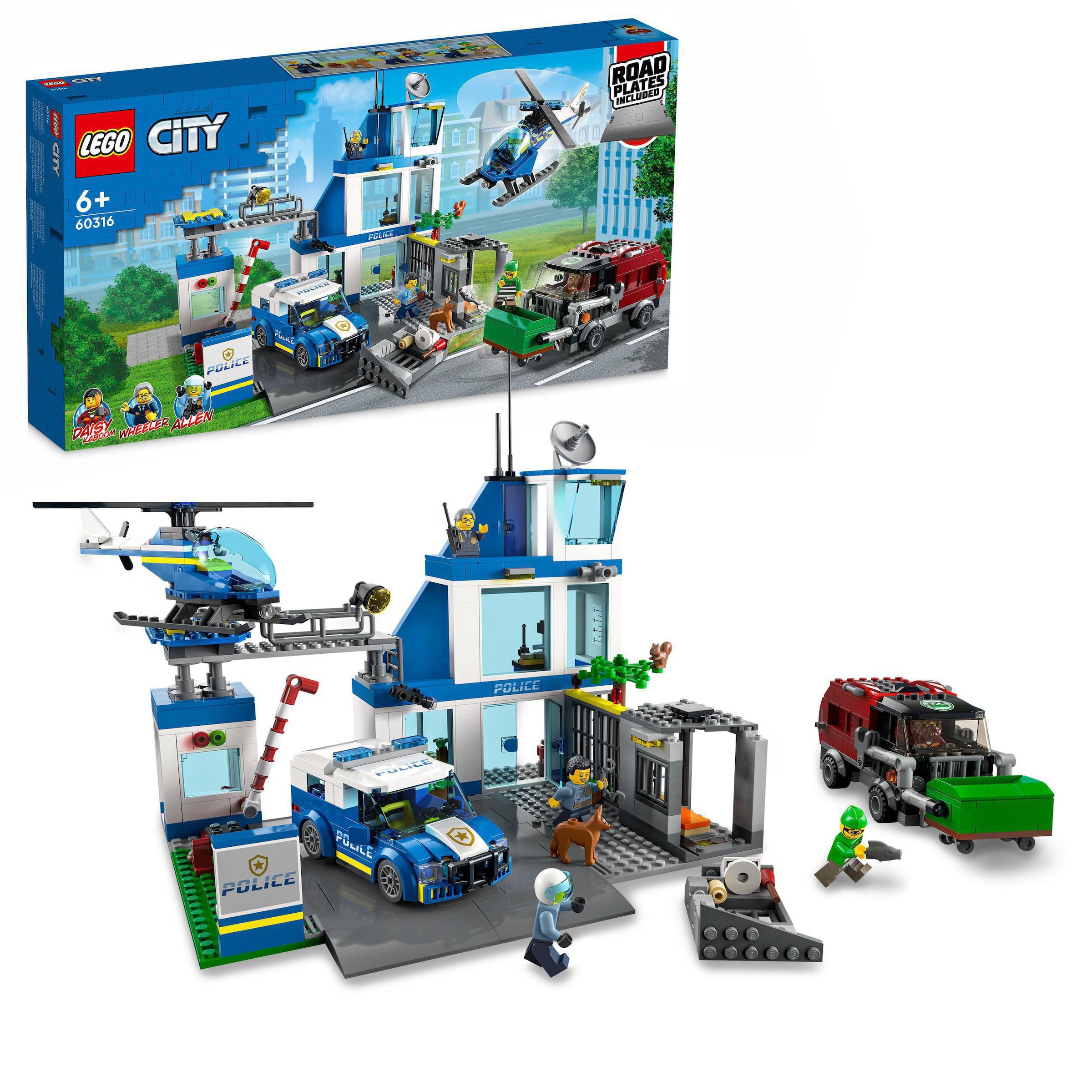 LEGO® Konstruktionsspielsteine »Polizeistation (60316), LEGO® City«
