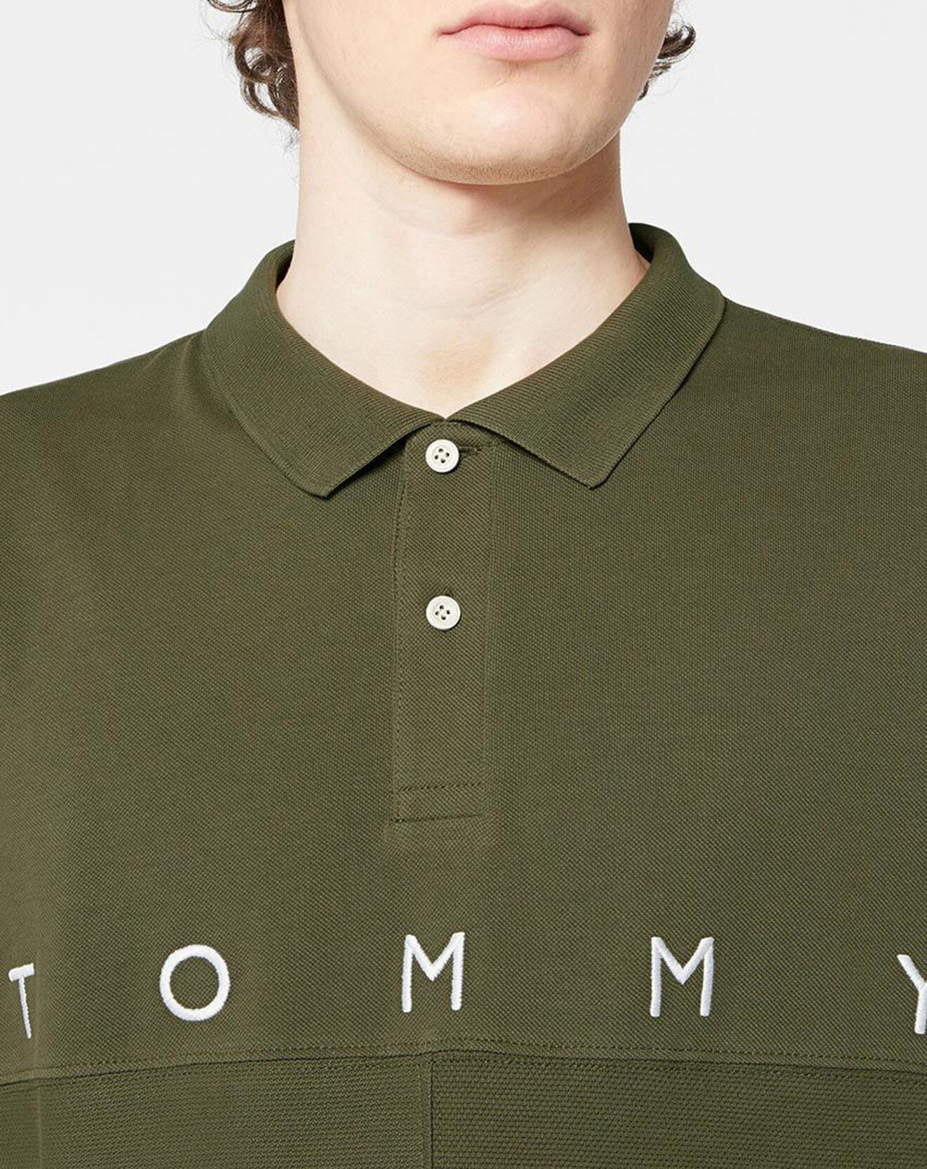 Tommy Hilfiger Polo Large Flag kaki
