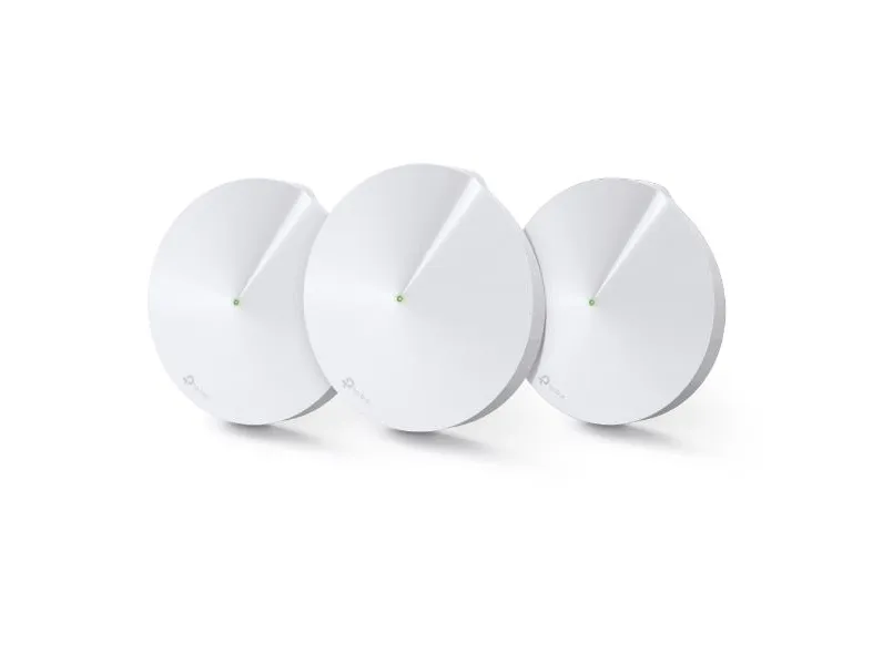 TP-Link DECO M5 - Wi-Fi-system - op til 4500 sq.ft - mesh 1GbE - Wi-Fi 5 - Dual Band (pakke med 3)