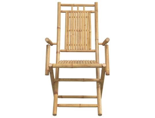 VIDAXL - Chaise pliante Chaises pliables de jardin lot de 4 53x66x99 cm bambou