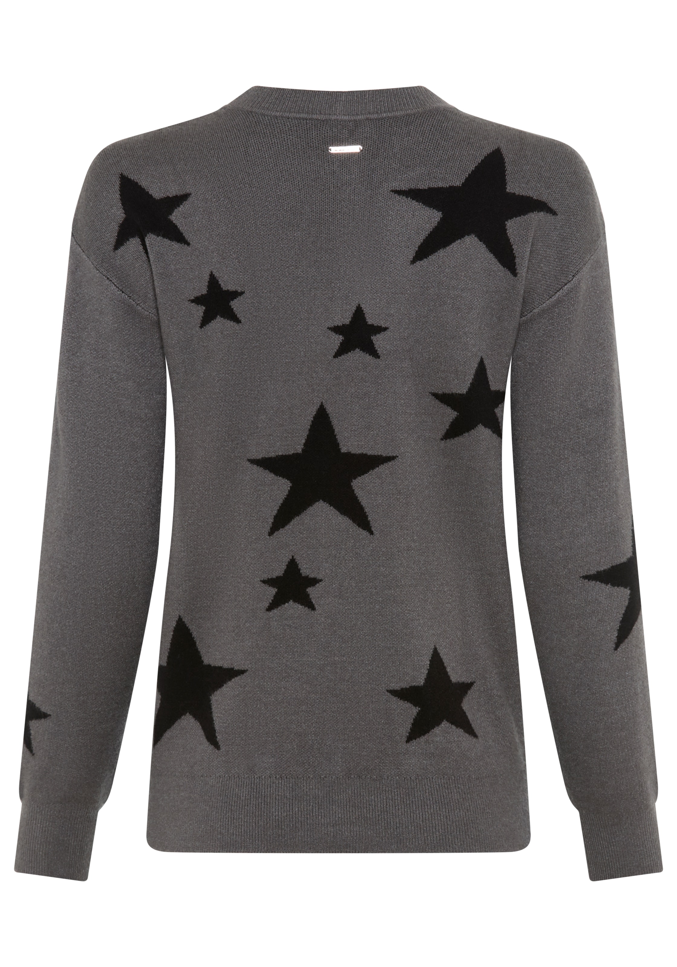 Laura Scott Rundhalspullover , kuscheliger Winterstrick mit Sternenmuster - NEUE KOLLEKTION