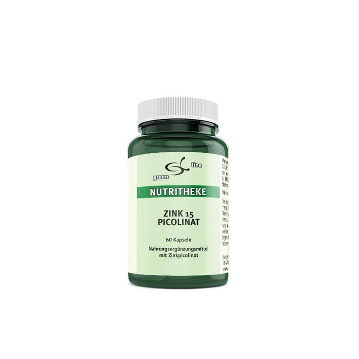 Zink 15 Picolinat Kapseln mit 15 mg Zink, 60 St