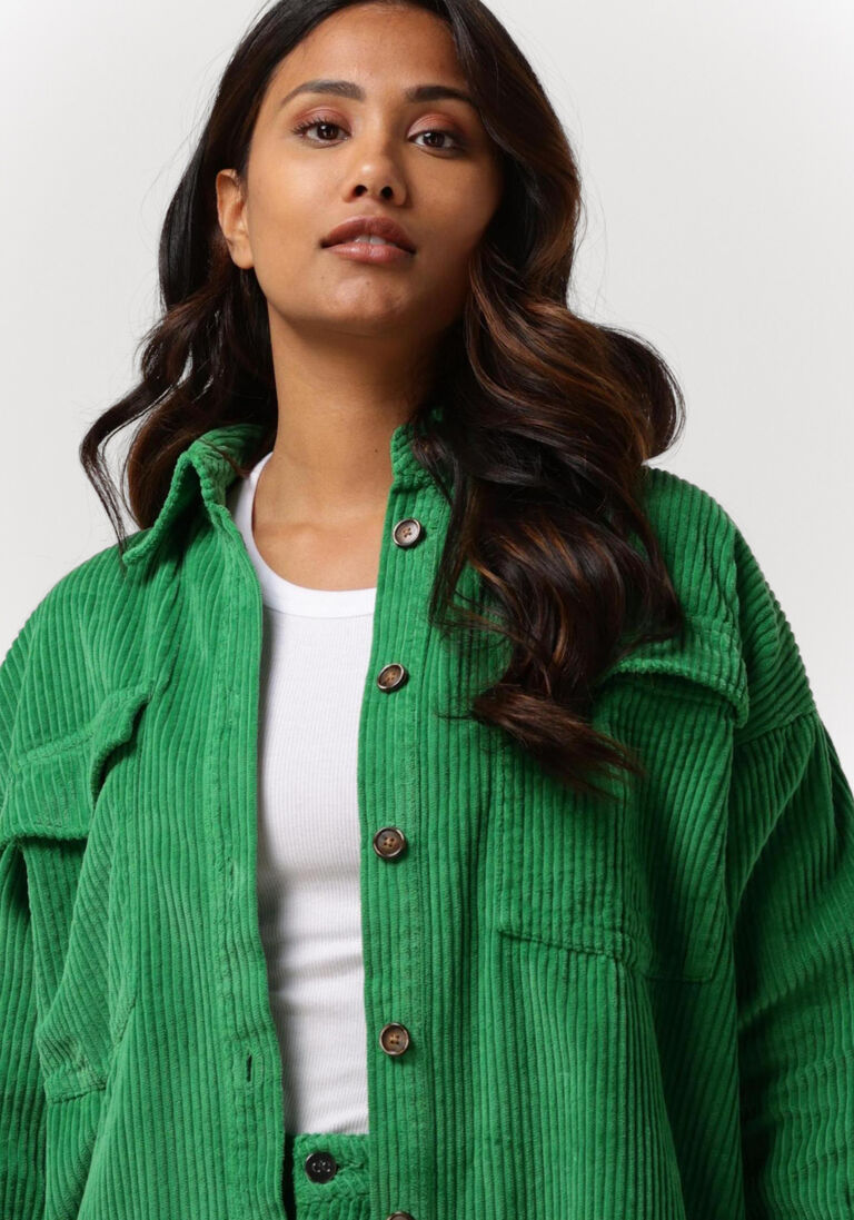 CO\\'COUTURE groene co'couture blouse vika corduroy shirt jacket