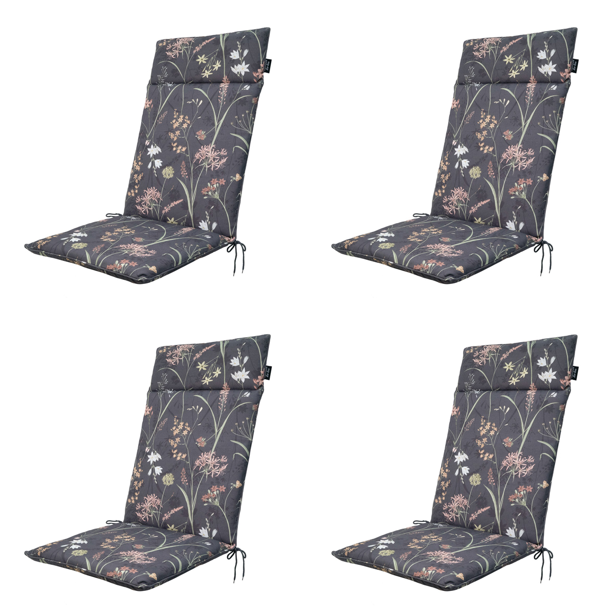 Madison Donna  canvas eco+ Tuinstoelkussen - Set van 4